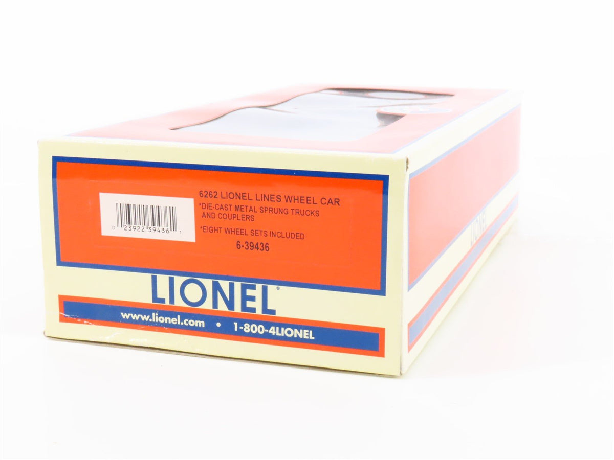 O Gauge 3-Rail Lionel 6-39436 Postwar Flat Car #6262 w/ Wheel Load