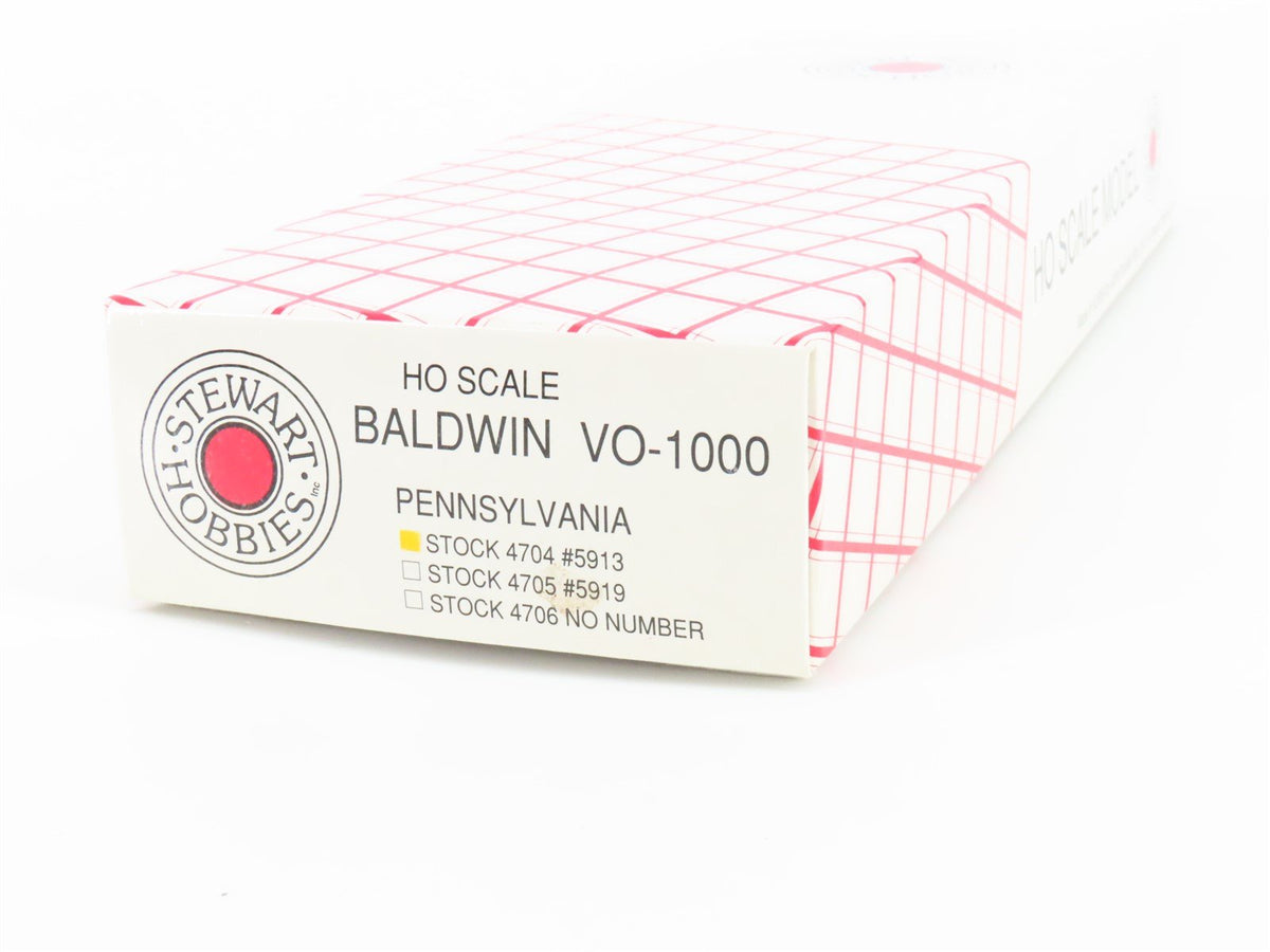 HO Scale Stewart 4704 PRR Pennsylvania Baldwin VO-1000 Diesel Loco #5913