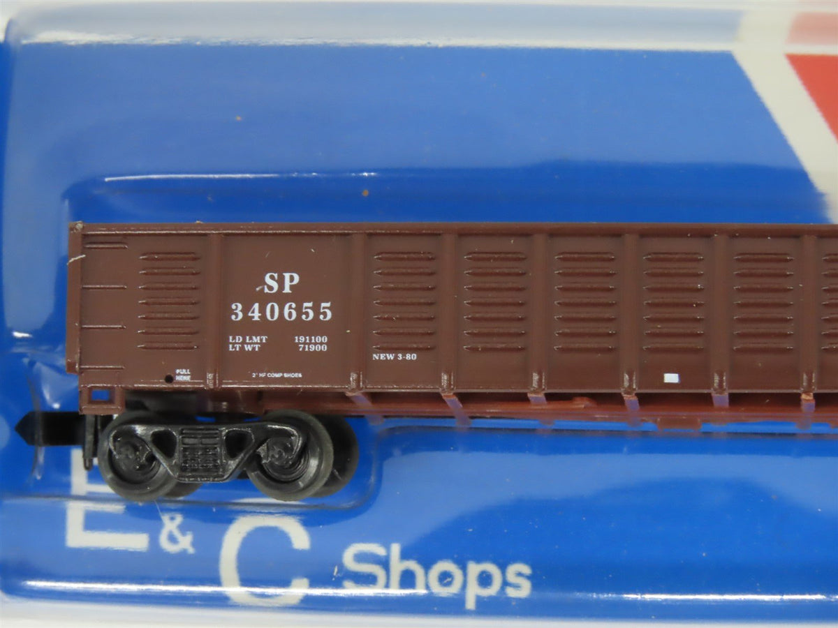 LOT of 4 N Scale E&amp;C Shops CR Conrail &amp; SP Southern Pacific Hoppers &amp; Gondolas