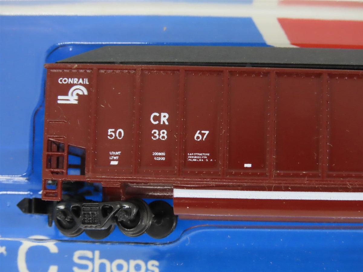 LOT of 4 N Scale E&amp;C Shops CR Conrail &amp; SP Southern Pacific Hoppers &amp; Gondolas