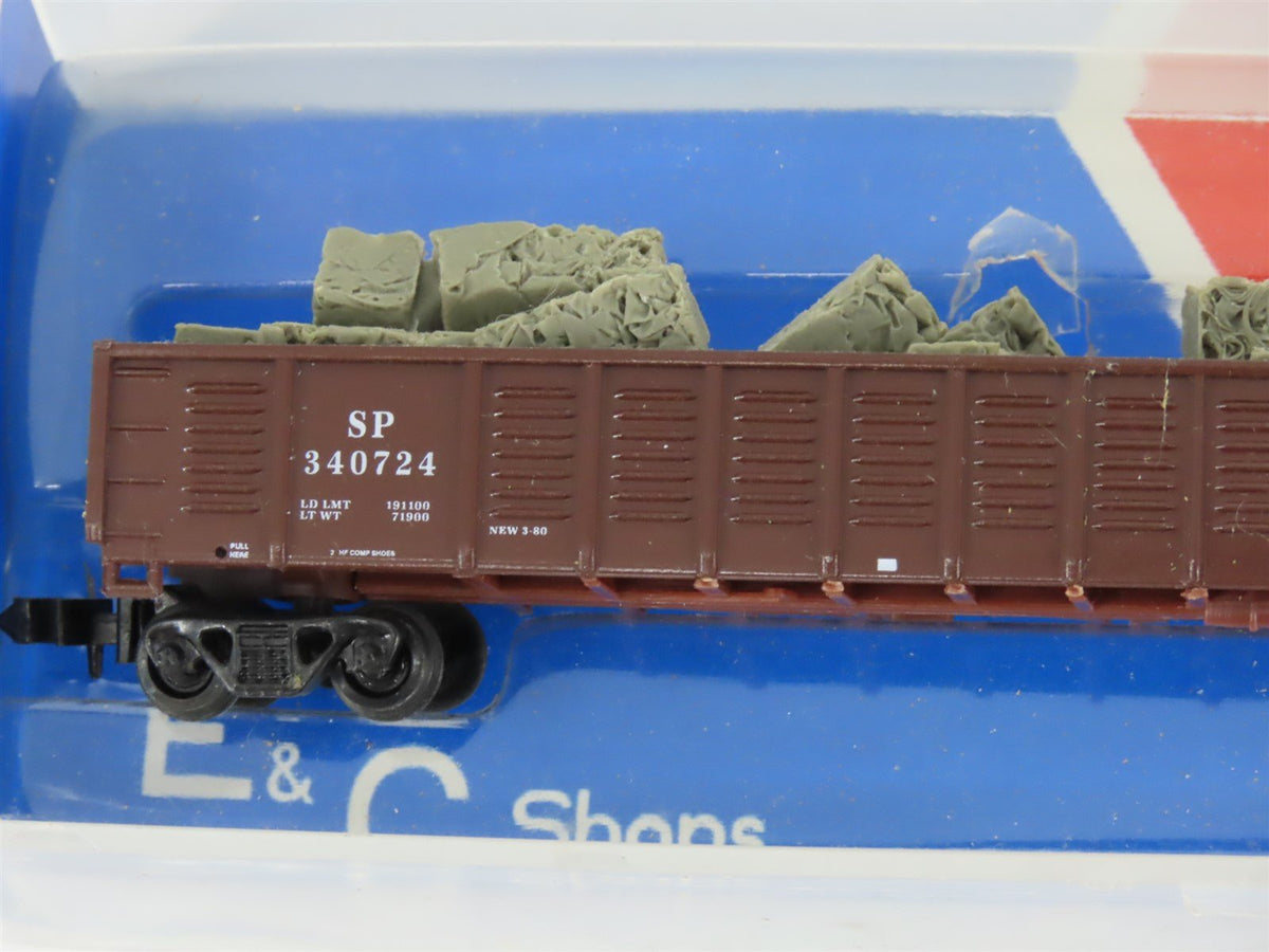 LOT of 4 N Scale E&amp;C Shops CR Conrail &amp; SP Southern Pacific Hoppers &amp; Gondolas