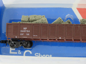 LOT of 4 N Scale E&C Shops CR Conrail & SP Southern Pacific Hoppers & Gondolas