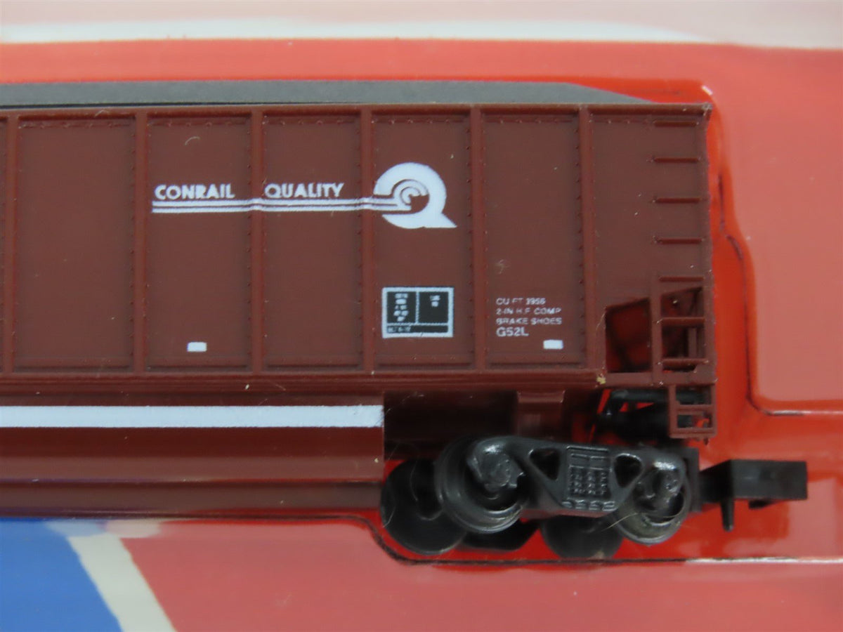 LOT of 4 N Scale E&amp;C Shops CR Conrail &amp; SP Southern Pacific Hoppers &amp; Gondolas