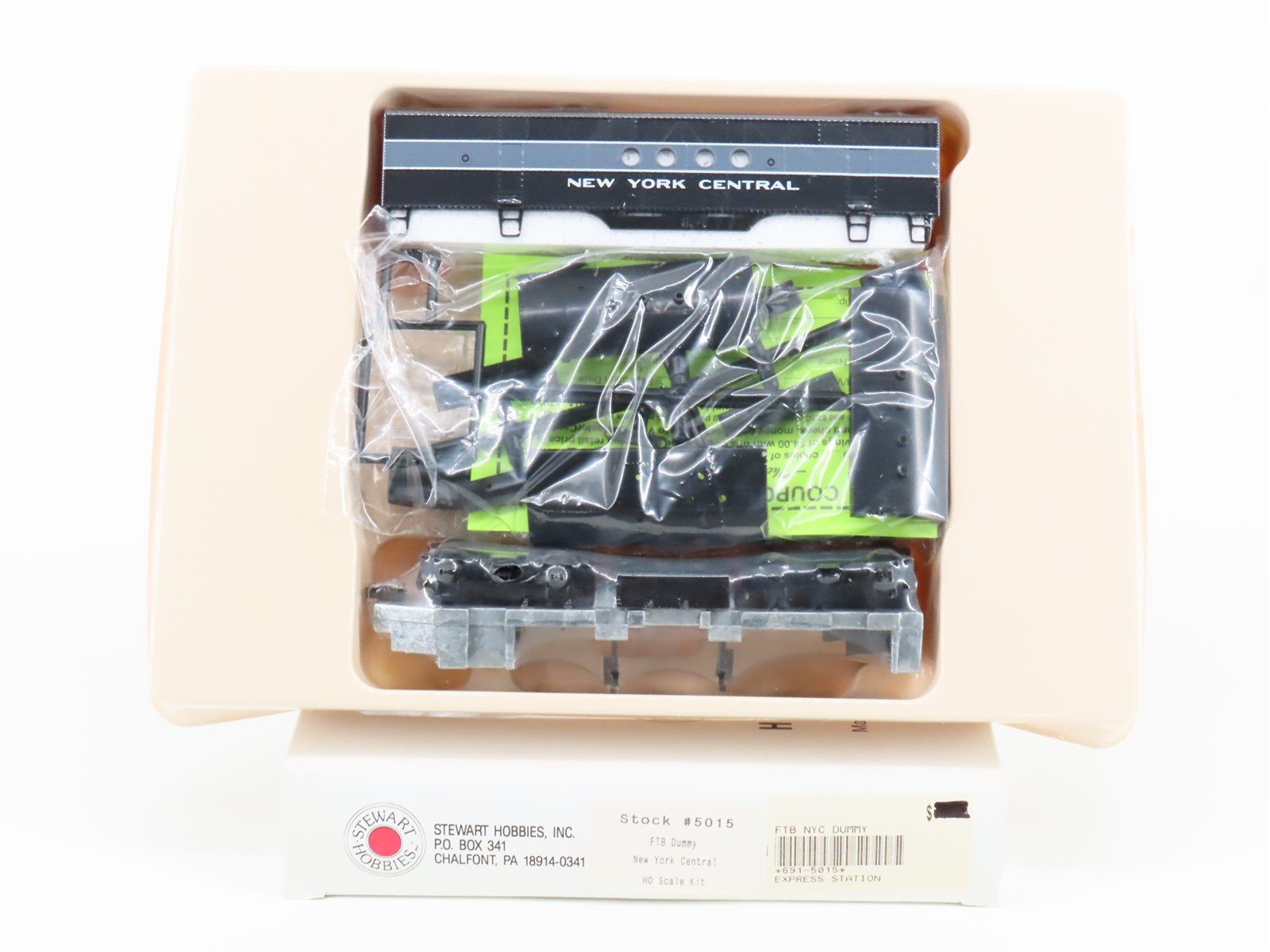 HO Scale Stewart 5015 NYC New York Central FTB Diesel Locomotive No# UNPOWERED