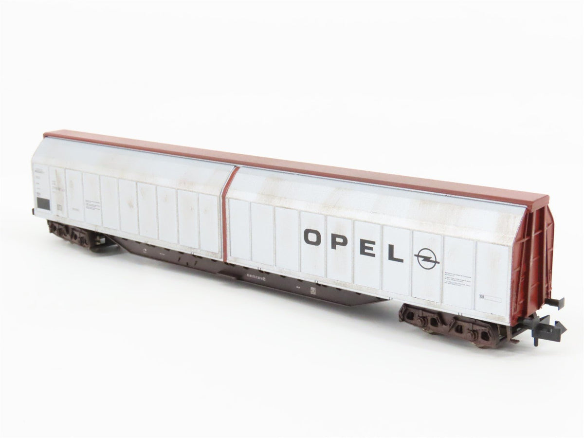 N Scale Arnold 4721 Opel Sliding Wall Wagon - Custom Weathered