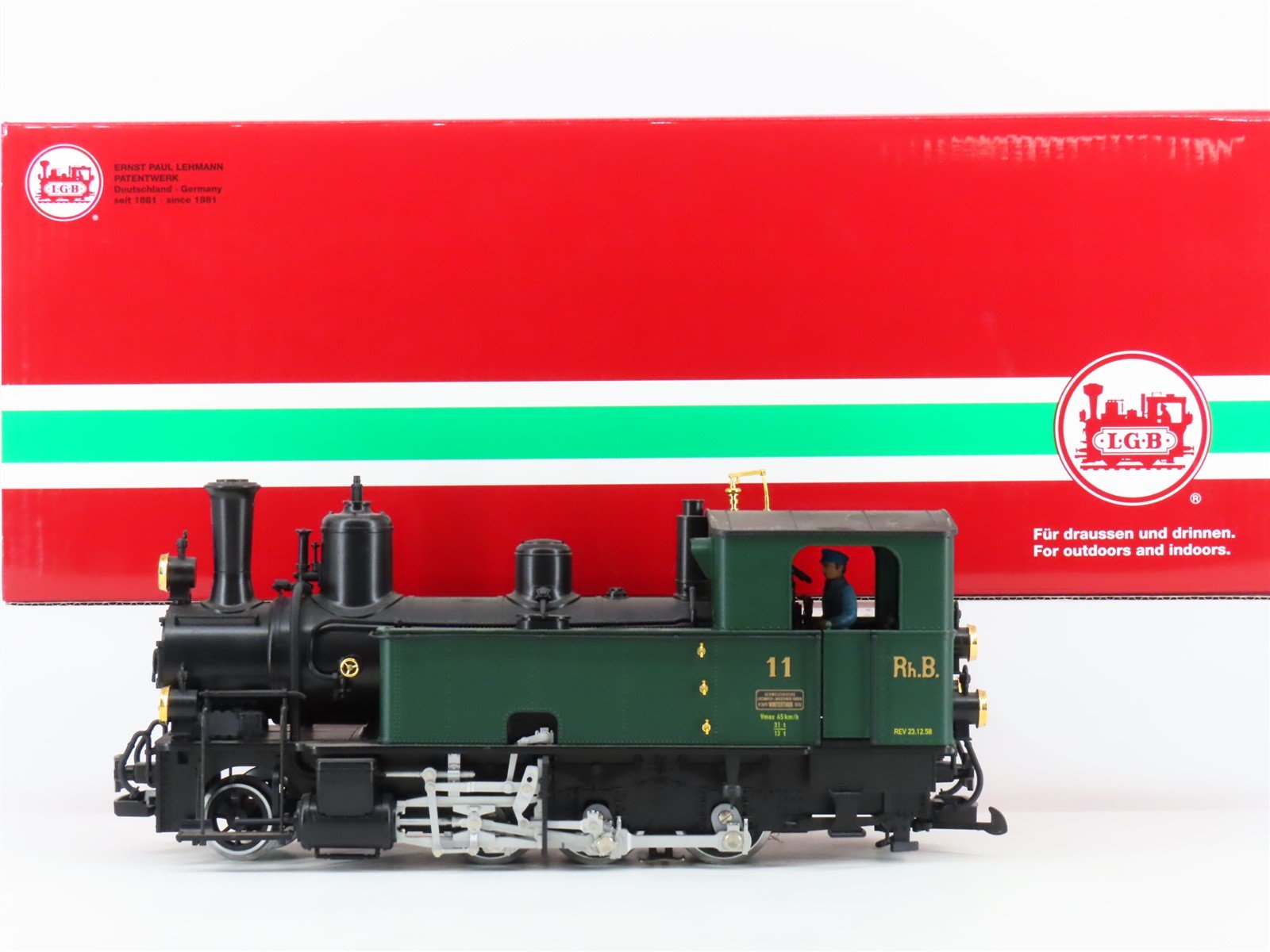 G Scale LGB 20272 RhB "Heidi" 3/4 Steam Locomotive #11 w/ DCC & Sound