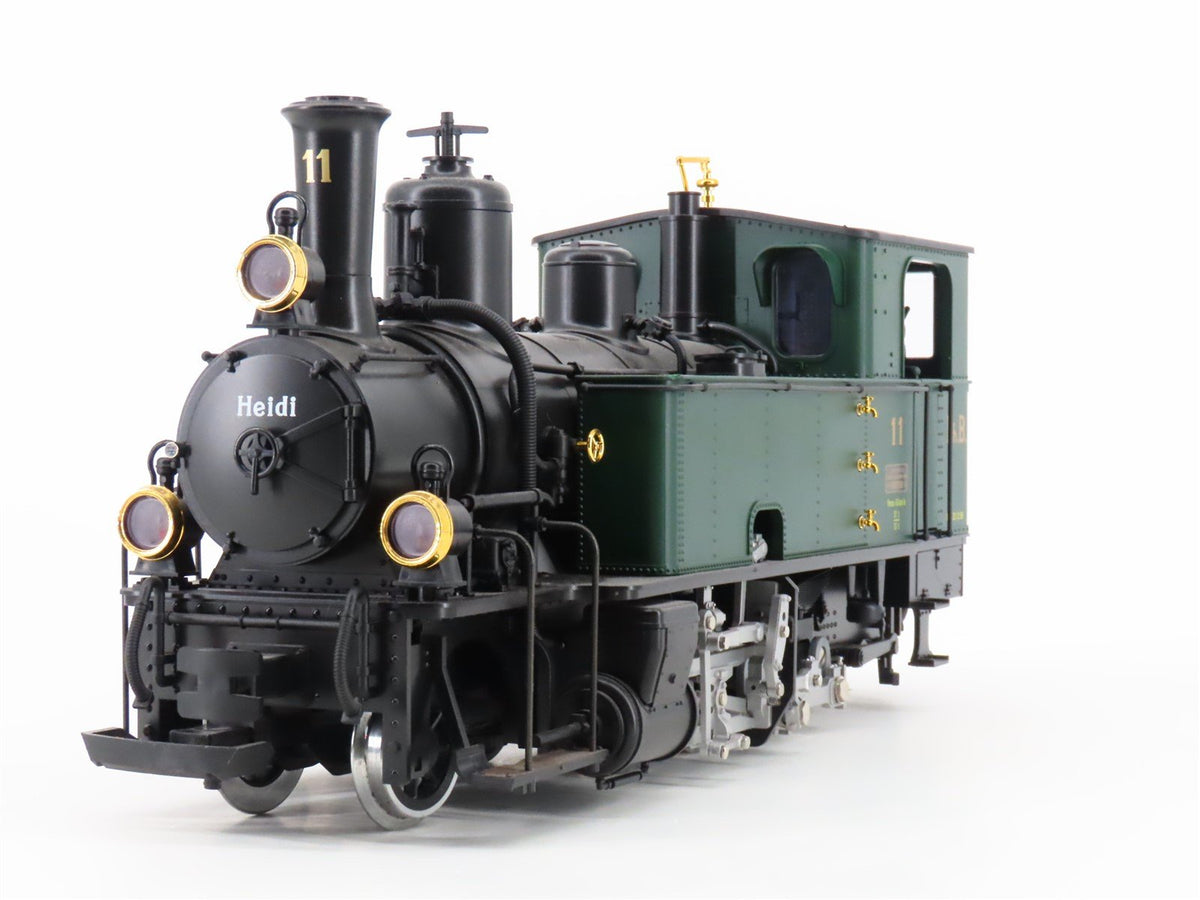 G Scale LGB 20272 RhB &quot;Heidi&quot; 3/4 Steam Locomotive #11 w/ DCC &amp; Sound