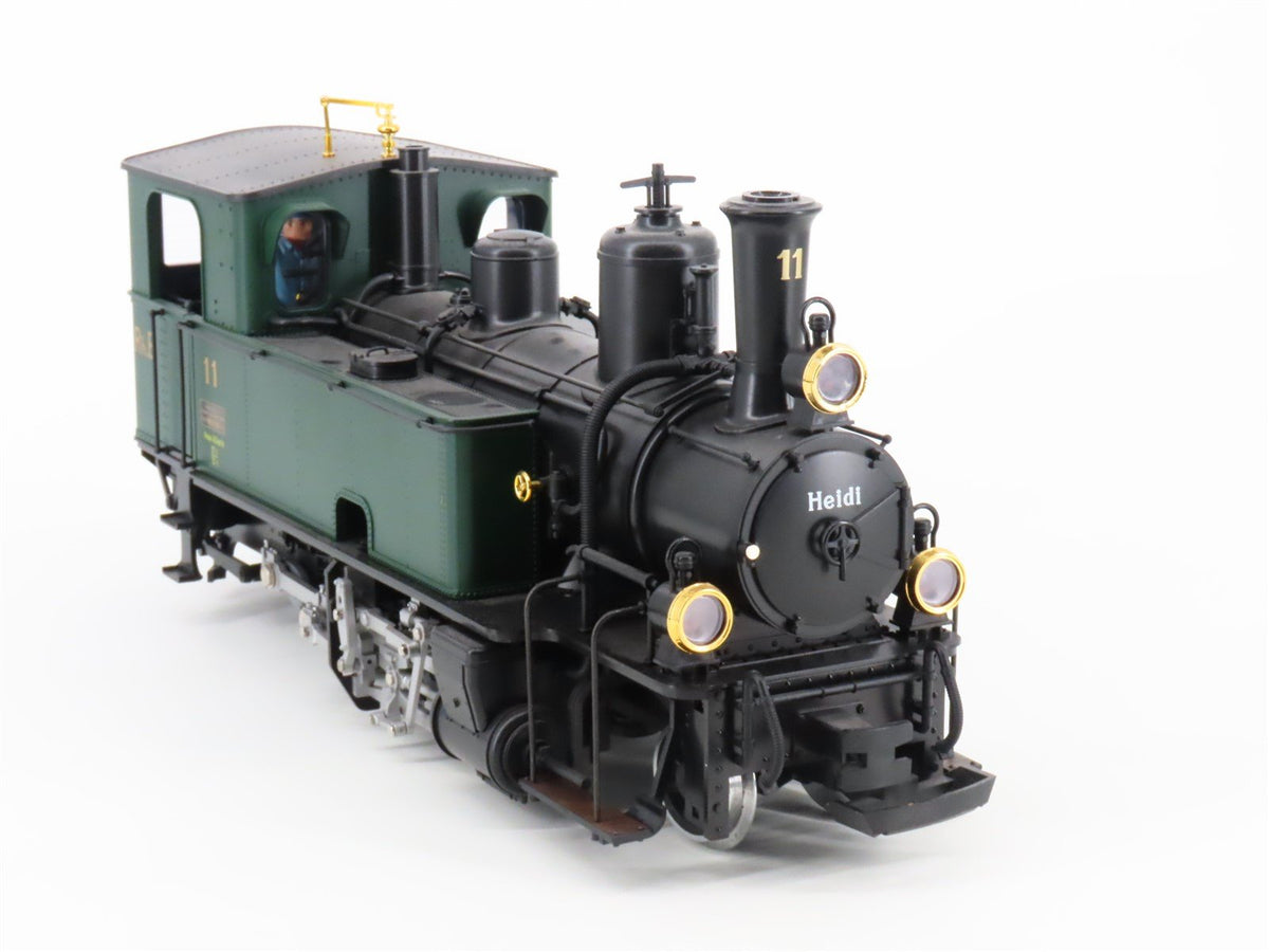 G Scale LGB 20272 RhB &quot;Heidi&quot; 3/4 Steam Locomotive #11 w/ DCC &amp; Sound