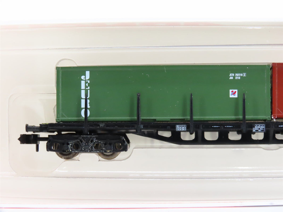 N Scale Arnold 4752 DB TFG Jeuro Container Carrier Wagon