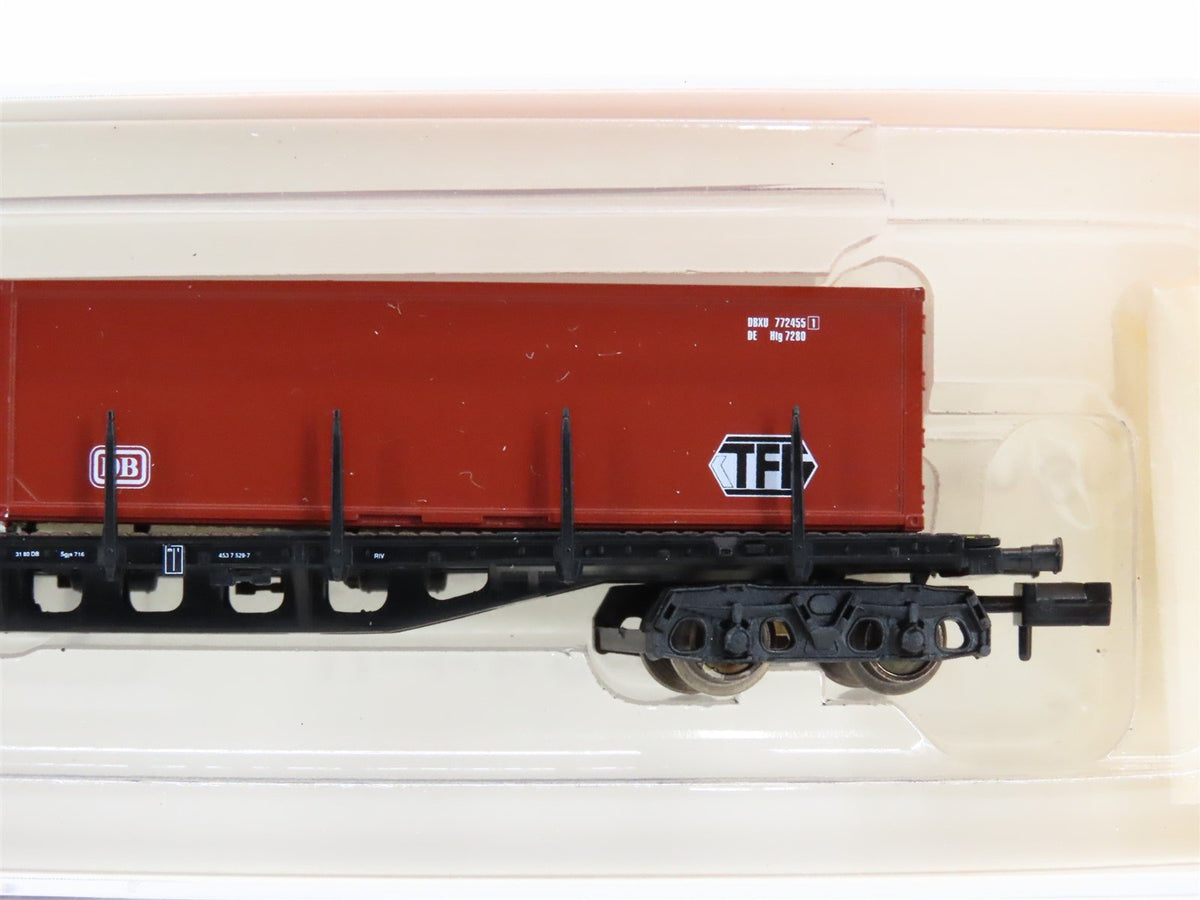 N Scale Arnold 4752 DB TFG Jeuro Container Carrier Wagon