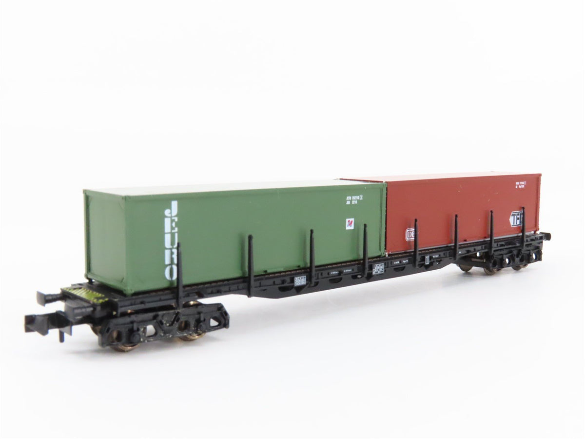 N Scale Arnold 4752 DB TFG Jeuro Container Carrier Wagon