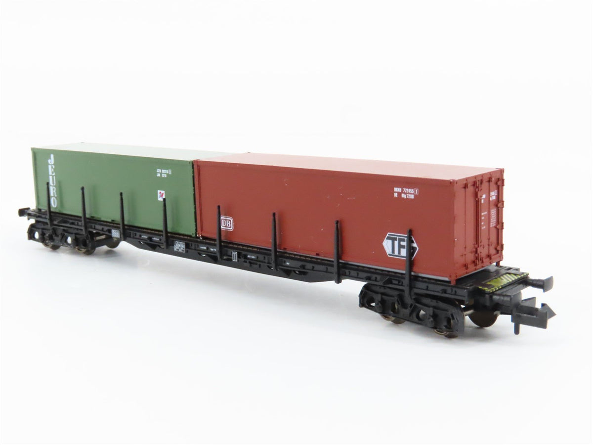 N Scale Arnold 4752 DB TFG Jeuro Container Carrier Wagon