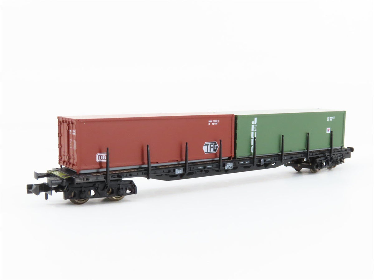 N Scale Arnold 4752 DB TFG Jeuro Container Carrier Wagon