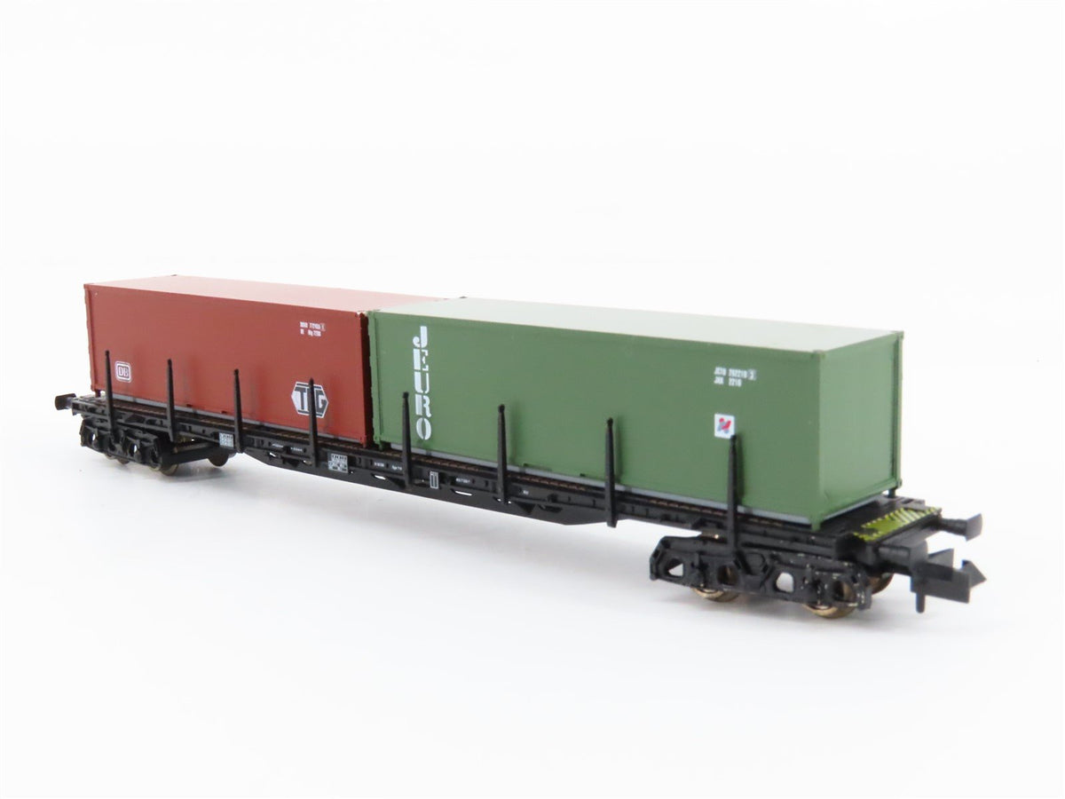 N Scale Arnold 4752 DB TFG Jeuro Container Carrier Wagon