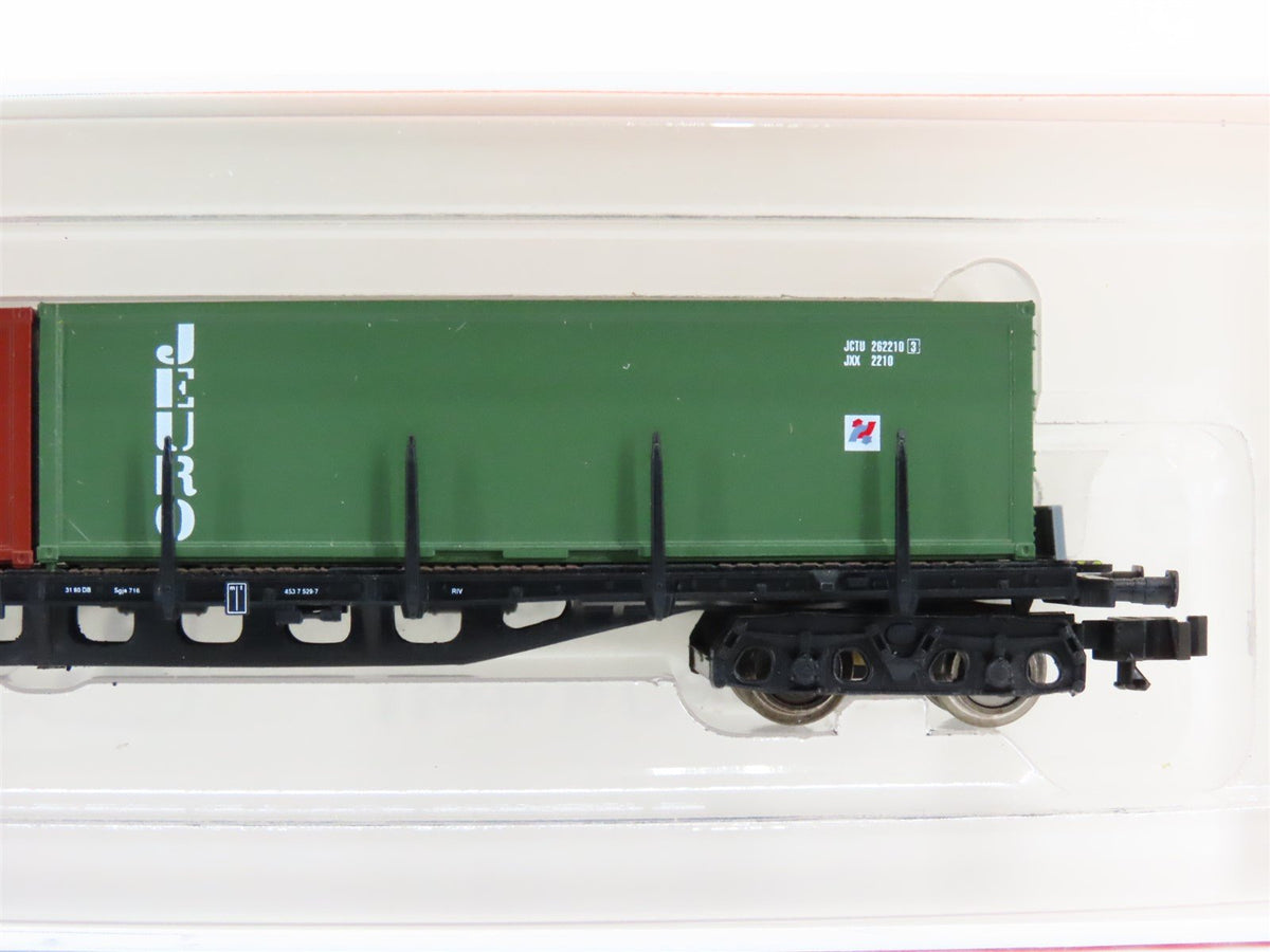 N Scale Arnold 4752 DB TFG Jeuro Container Carrier Wagon