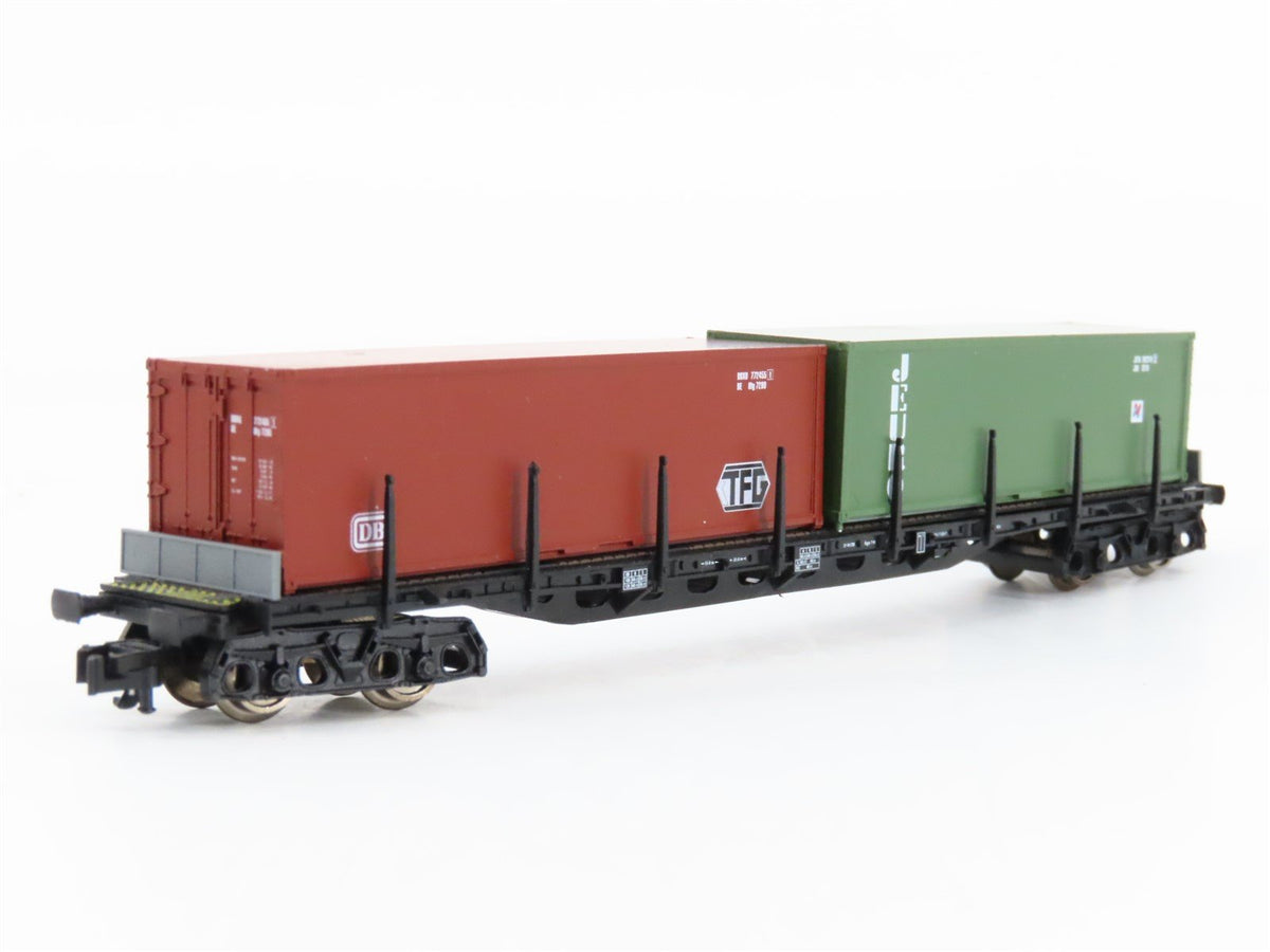N Scale Arnold 4752 DB TFG Jeuro Container Carrier Wagon