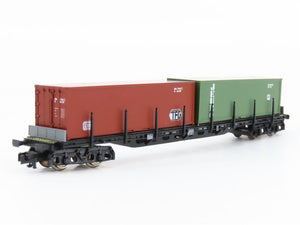 N Scale Arnold 4752 DB TFG Jeuro Container Carrier Wagon