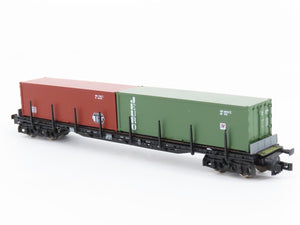 N Scale Arnold 4752 DB TFG Jeuro Container Carrier Wagon