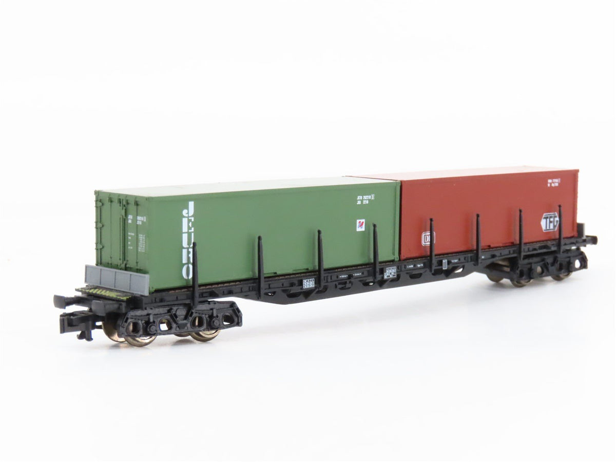 N Scale Arnold 4752 DB TFG Jeuro Container Carrier Wagon