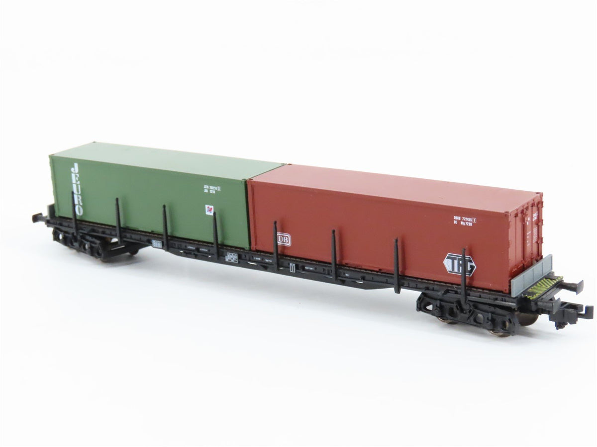 N Scale Arnold 4752 DB TFG Jeuro Container Carrier Wagon