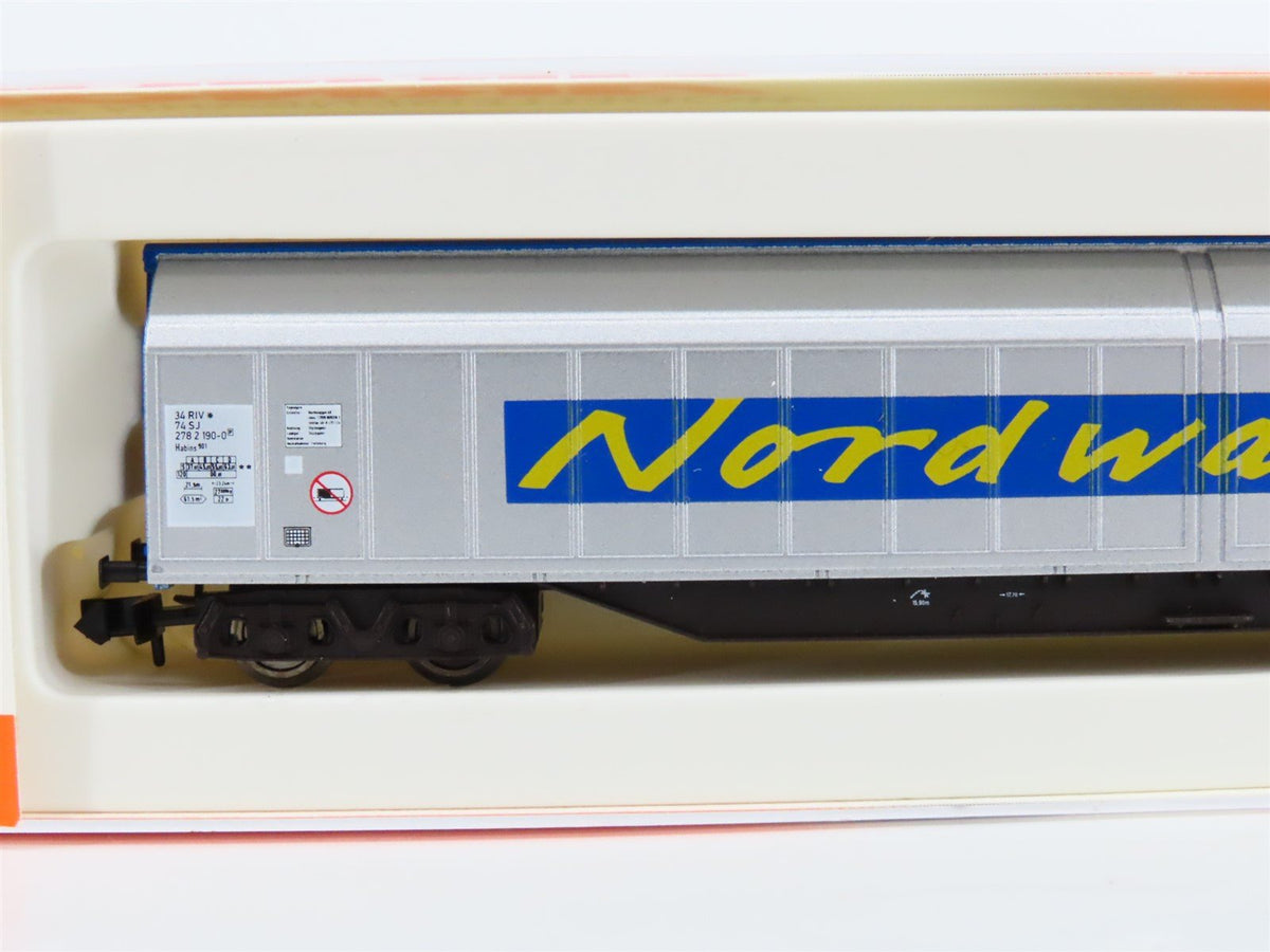 N Scale Arnold 4448K Nordwaggon Sliding Wall Wagon