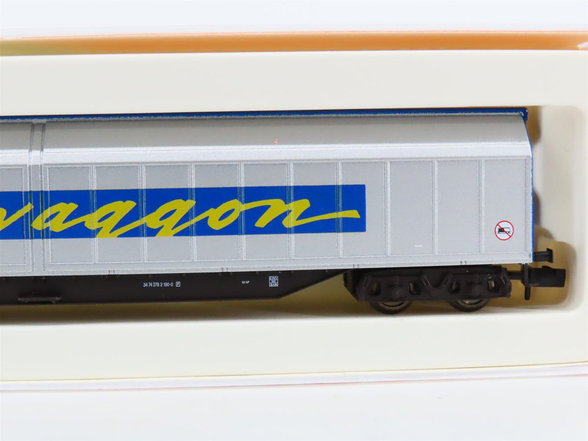 N Scale Arnold 4448K Nordwaggon Sliding Wall Wagon