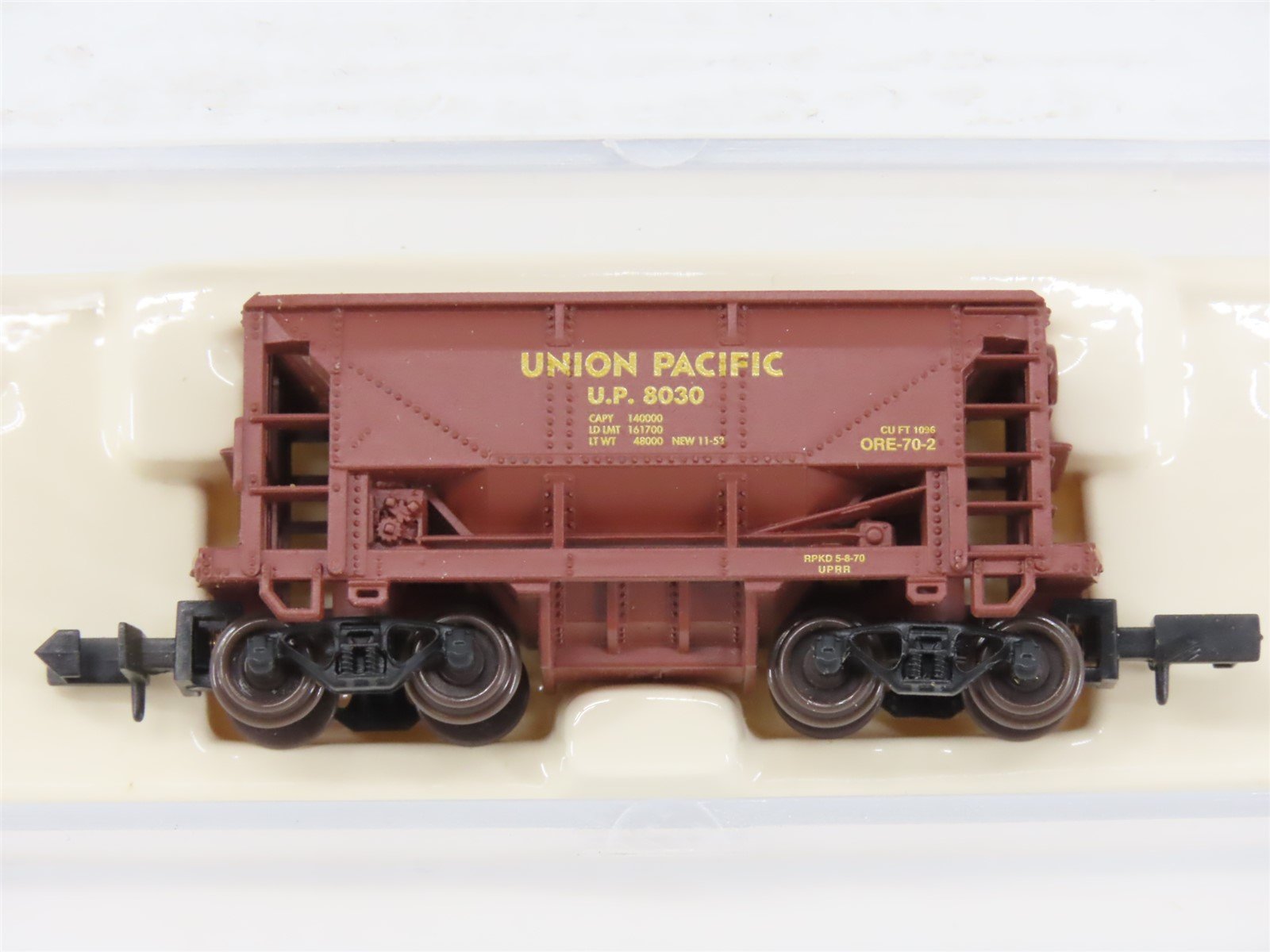 N Scale Atlas 32131 UP Union Pacific Ore Car #8030 w/ Load