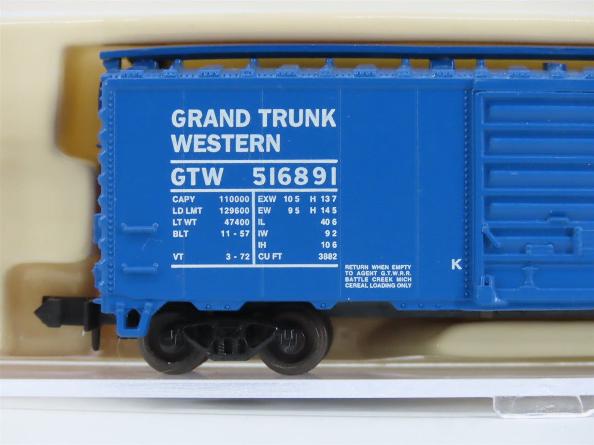 N Scale Atlas 34081 GTW Grand Trunk Western 40&#39; Single Door Box Car #516891