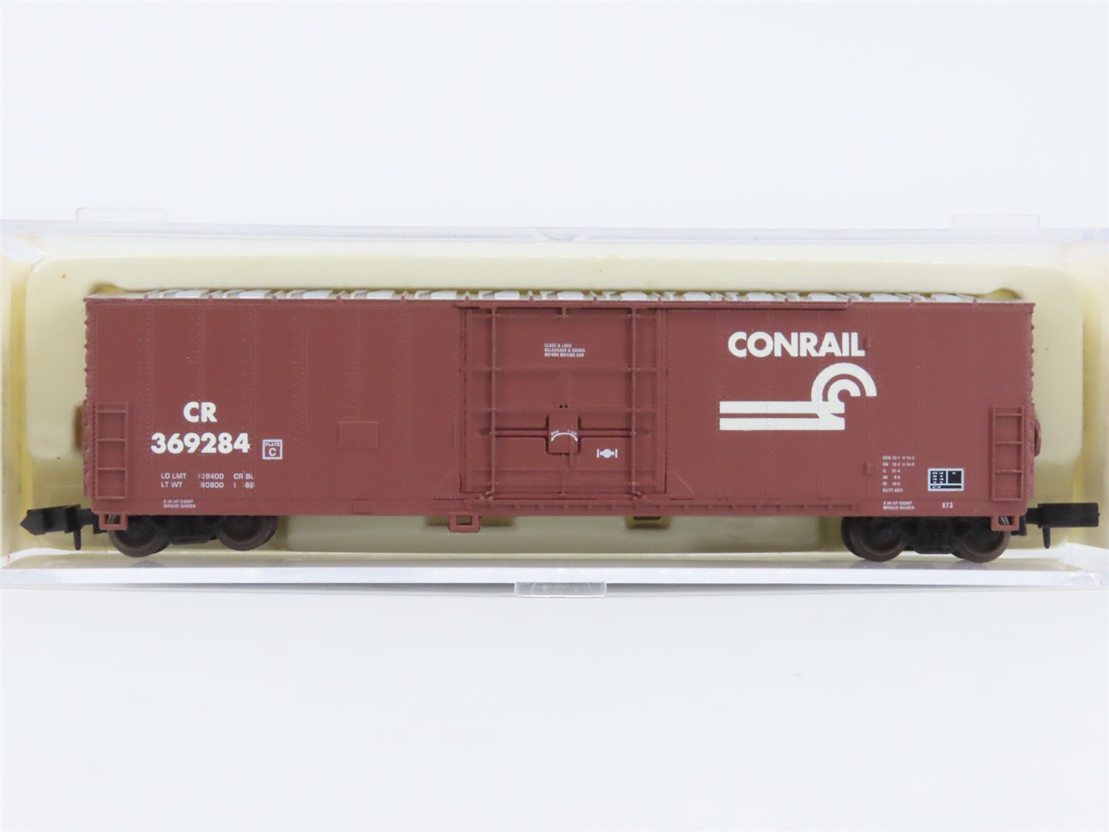 N Scale Atlas 33681 CR Conrail 50' FGE Plug Door Box Car #369284