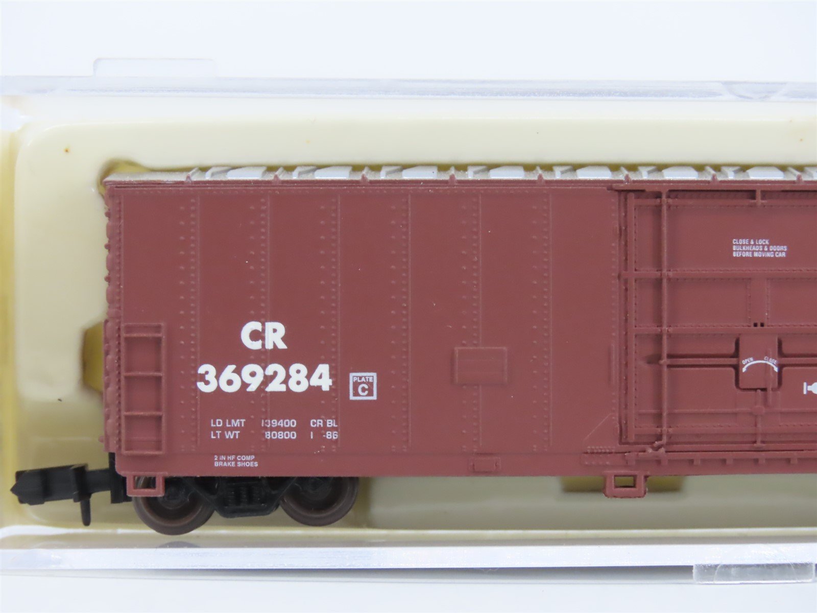 N Scale Atlas 33681 CR Conrail 50' FGE Plug Door Box Car #369284