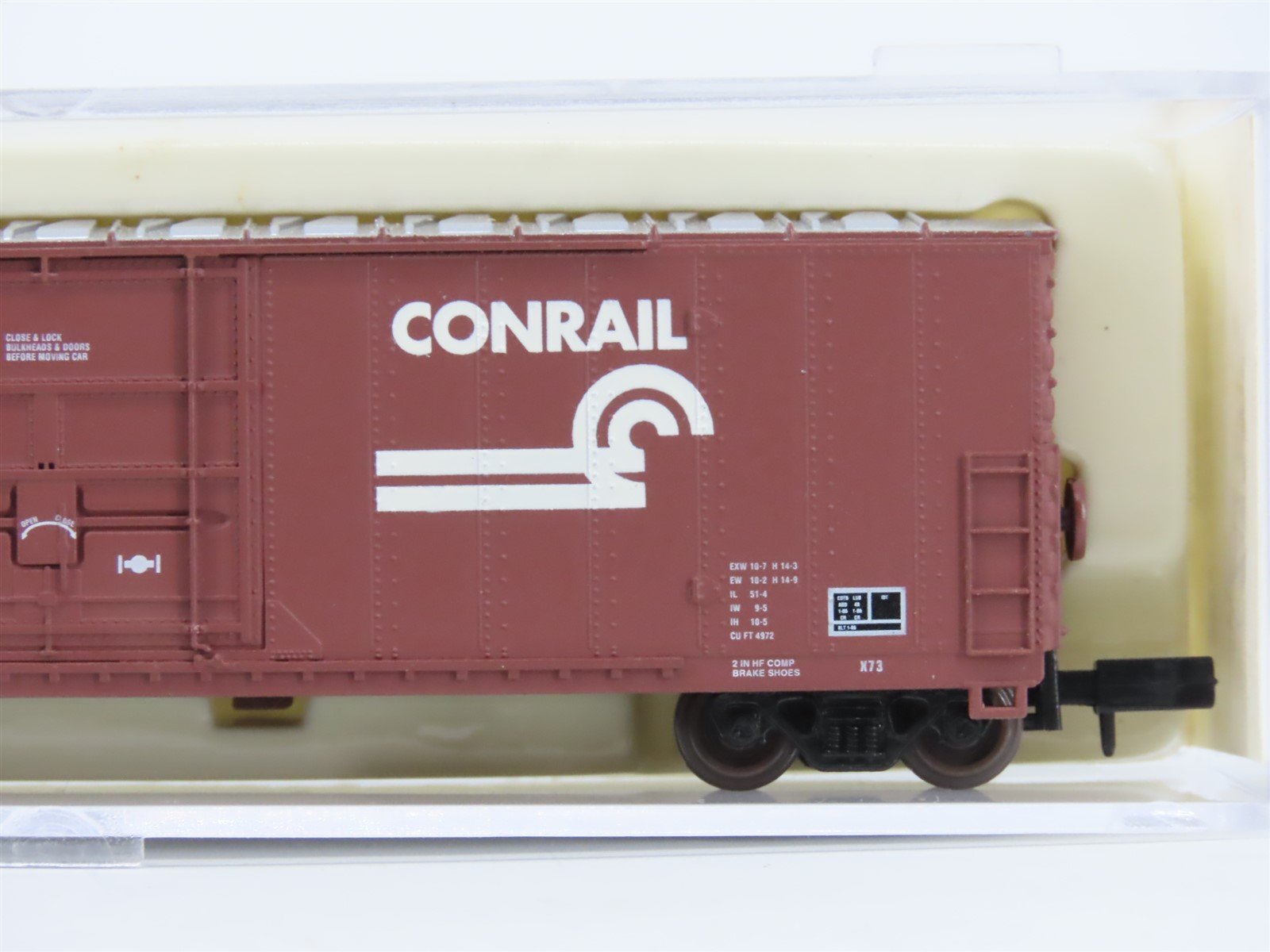 N Scale Atlas 33681 CR Conrail 50' FGE Plug Door Box Car #369284