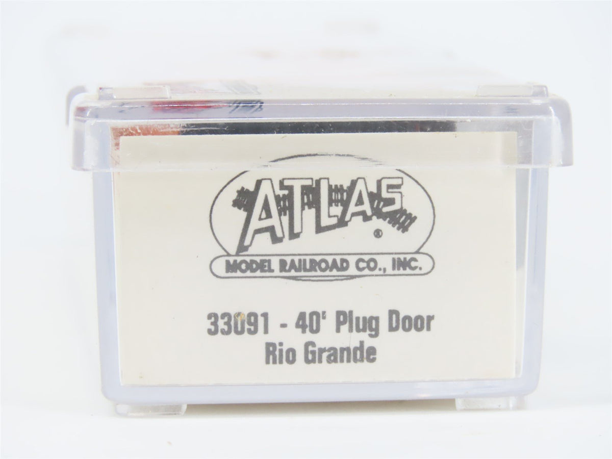 N Scale Atlas 33091 D&amp;RGW Rio Grande 40&#39; Plug Door Box Car #67412
