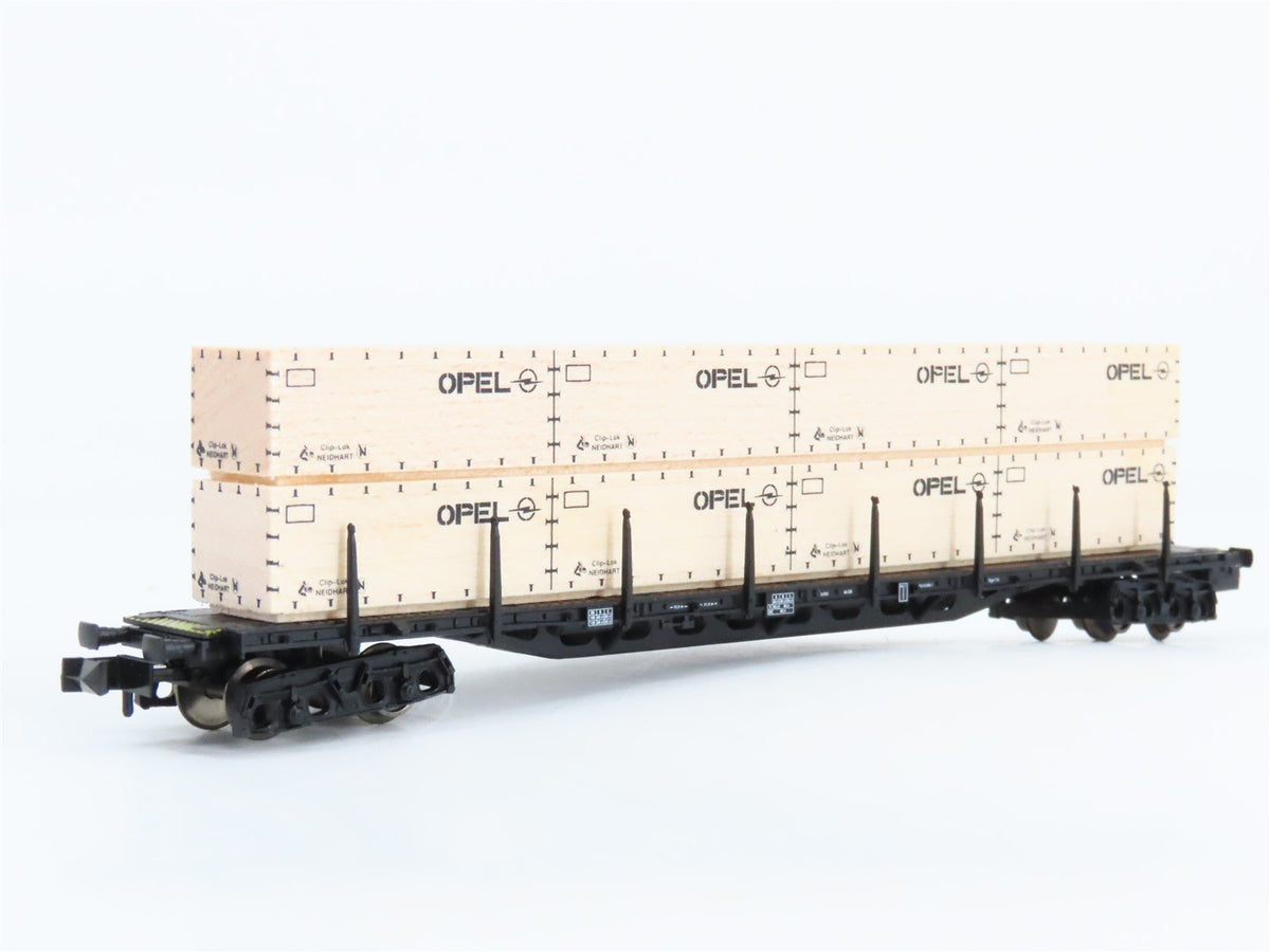 N Scale Arnold 4759 Opel Container Carrier Wagon