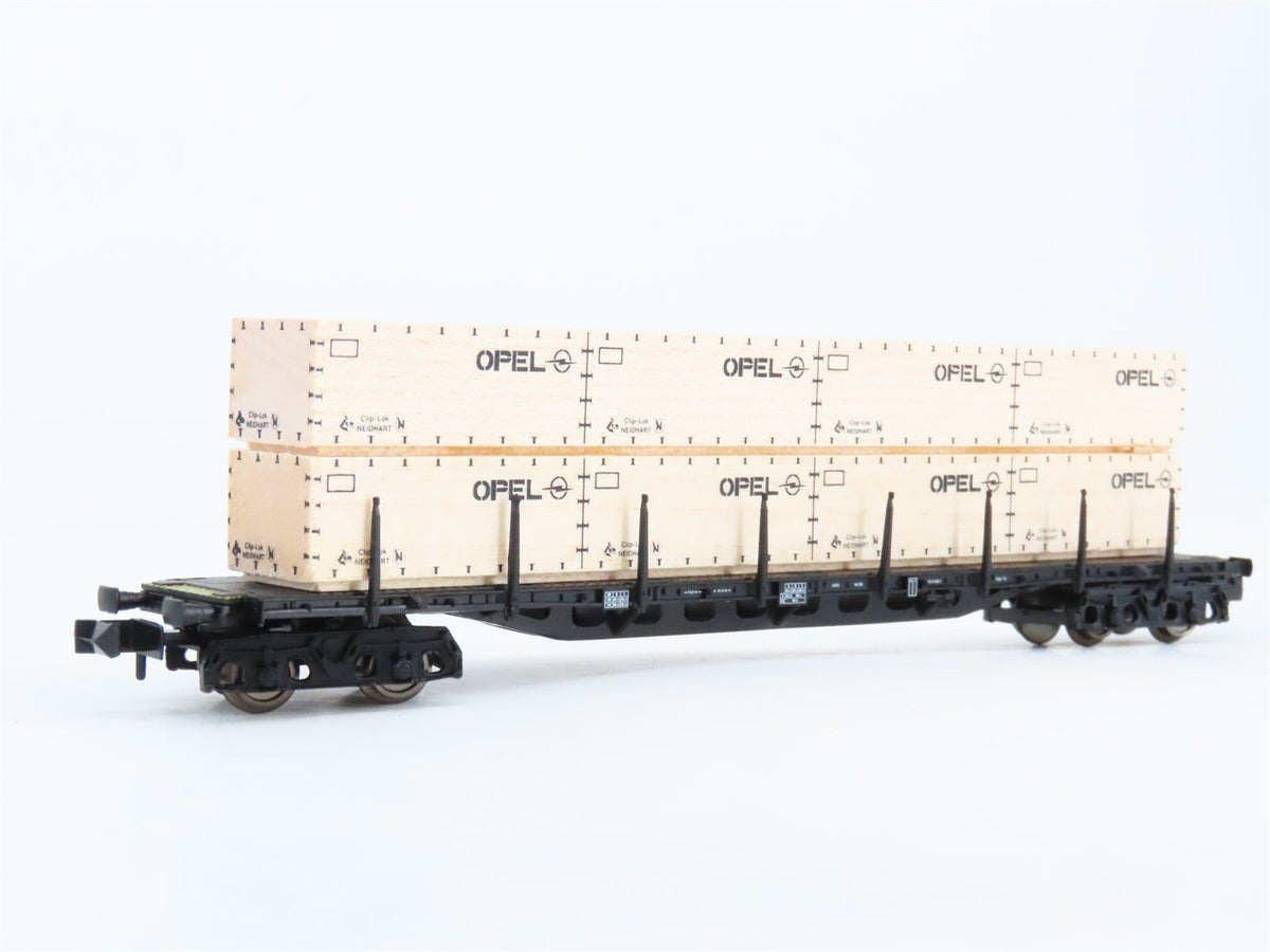 N Scale Arnold 4759 Opel Container Carrier Wagon