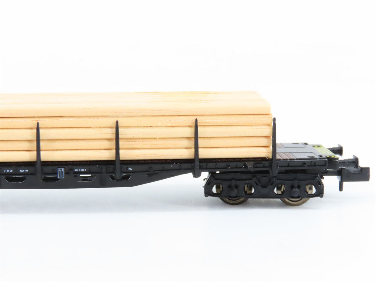 N Scale Arnold 4765 European Flat Car w/ Lumber Load