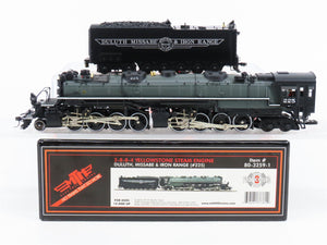 HO MTH 80-3259-1 DM&IR Missabe Road 2-8-8-4 Yellowstone Steam #225 - ProtoSound3