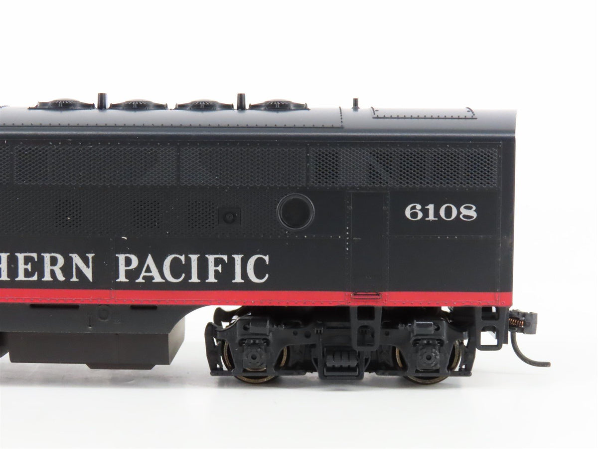 HO Stewart/KATO SP Southern Pacific &quot;Black Widow&quot; EMD F3A Ph 2 Diesel #6108