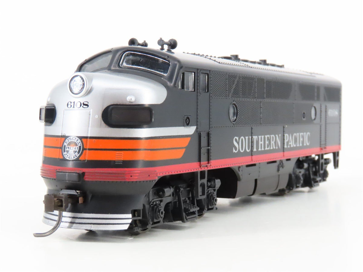 HO Stewart/KATO SP Southern Pacific &quot;Black Widow&quot; EMD F3A Ph 2 Diesel #6108