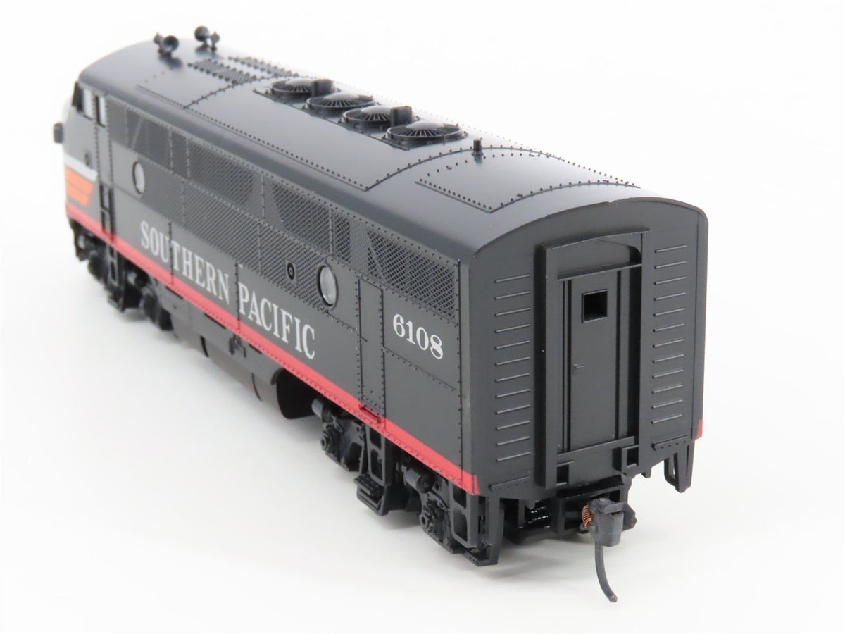 HO Stewart/KATO SP Southern Pacific &quot;Black Widow&quot; EMD F3A Ph 2 Diesel #6108