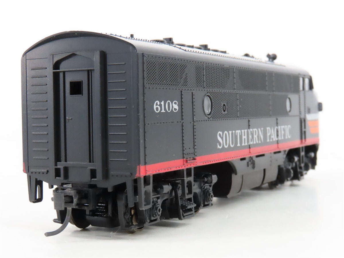 HO Stewart/KATO SP Southern Pacific &quot;Black Widow&quot; EMD F3A Ph 2 Diesel #6108