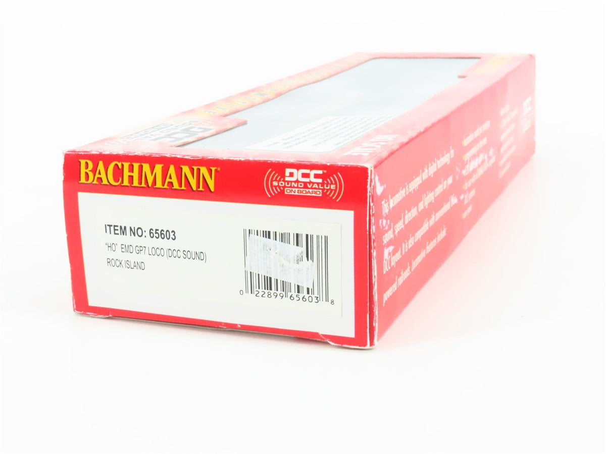 HO Bachmann 65603 RI Rock Island &quot;Rockets Route&quot; GP7 Diesel #1227 w/ DCC &amp; Sound