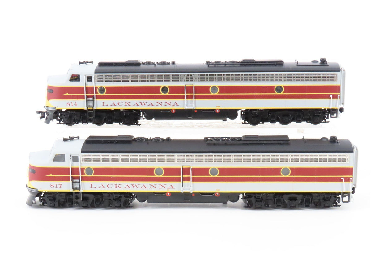 HO Scale Proto 2000 DL&amp;W Lackawanna EMD E8/9 A/A Diesel Set #817/814