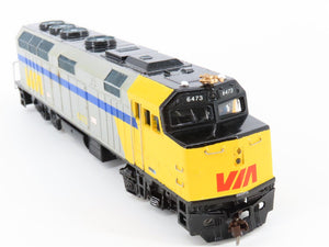 HO Scale Bachmann VIA Rail EMD F40PH Diesel Locomotive #6473 - Custom