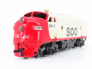 HO Scale Athearn SOO Line Railroad EMD F7A/B/A Diesel 3-Unit Set - Custom