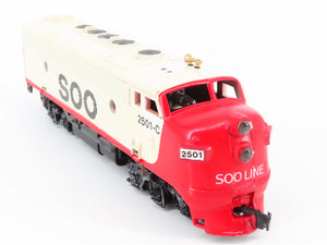 HO Scale Athearn SOO Line Railroad EMD F7A/B/A Diesel 3-Unit Set - Custom