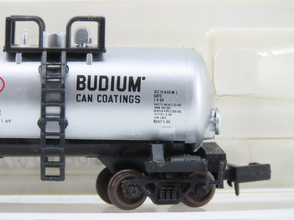 N Scale Atlas 3243 GATX DuPont &quot;Beer Can&quot; Shorty Tank Car #62673