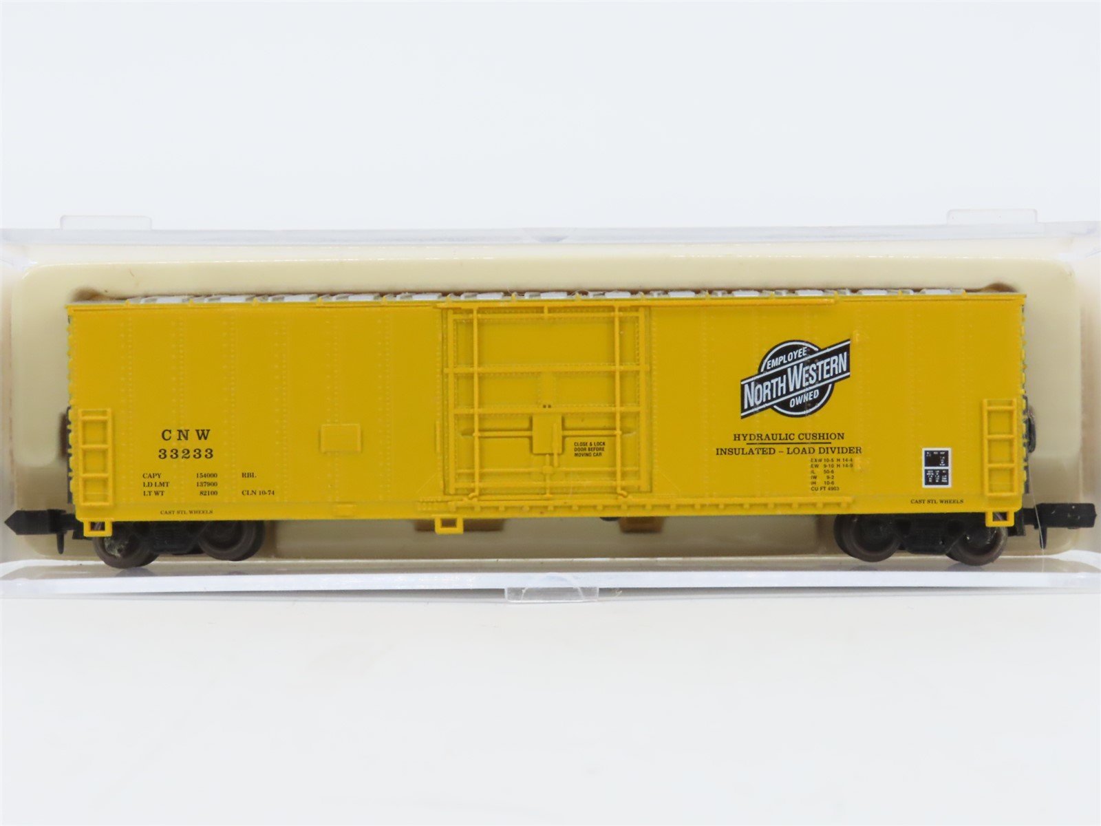 N Scale Atlas 33612 CNW Chicago & North Western 50' FGE Box Car #33233