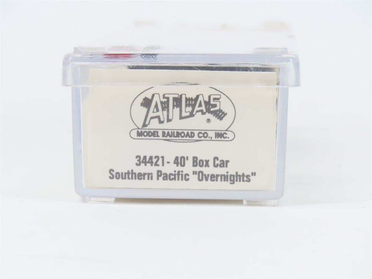 N Scale Atlas 34421 SP Southern Pacific &quot;Overnights&quot; 40&#39; Box Car #163824