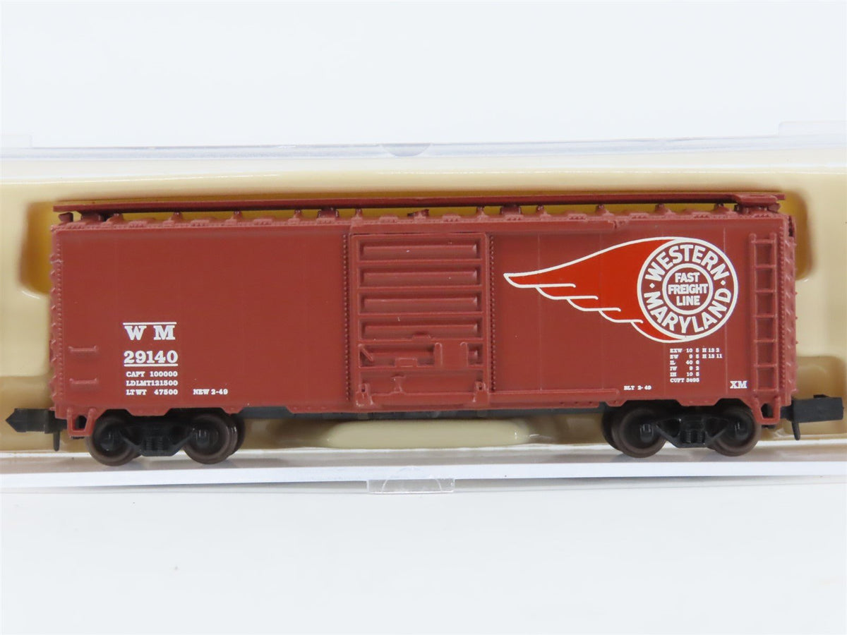 N Atlas 34411 WM Western Maryland &quot;Fast Freight Fireball&quot; 40&#39; Box Car #29140