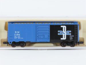 N Scale Atlas 34371 BM Boston & Maine 40' Single Door Box Car #1154